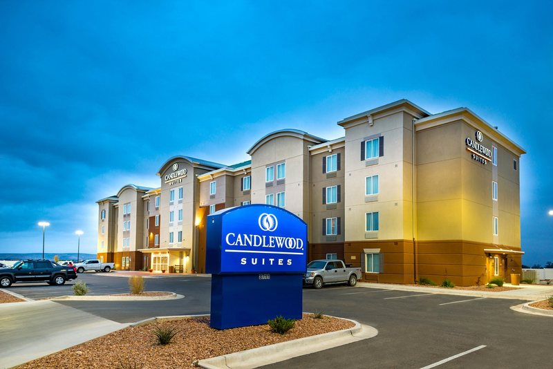 Candlewood Suites at dusk